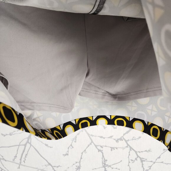 N'VO by Lanctot Yellow Geometric Printed Skort - Picture 3 of 4